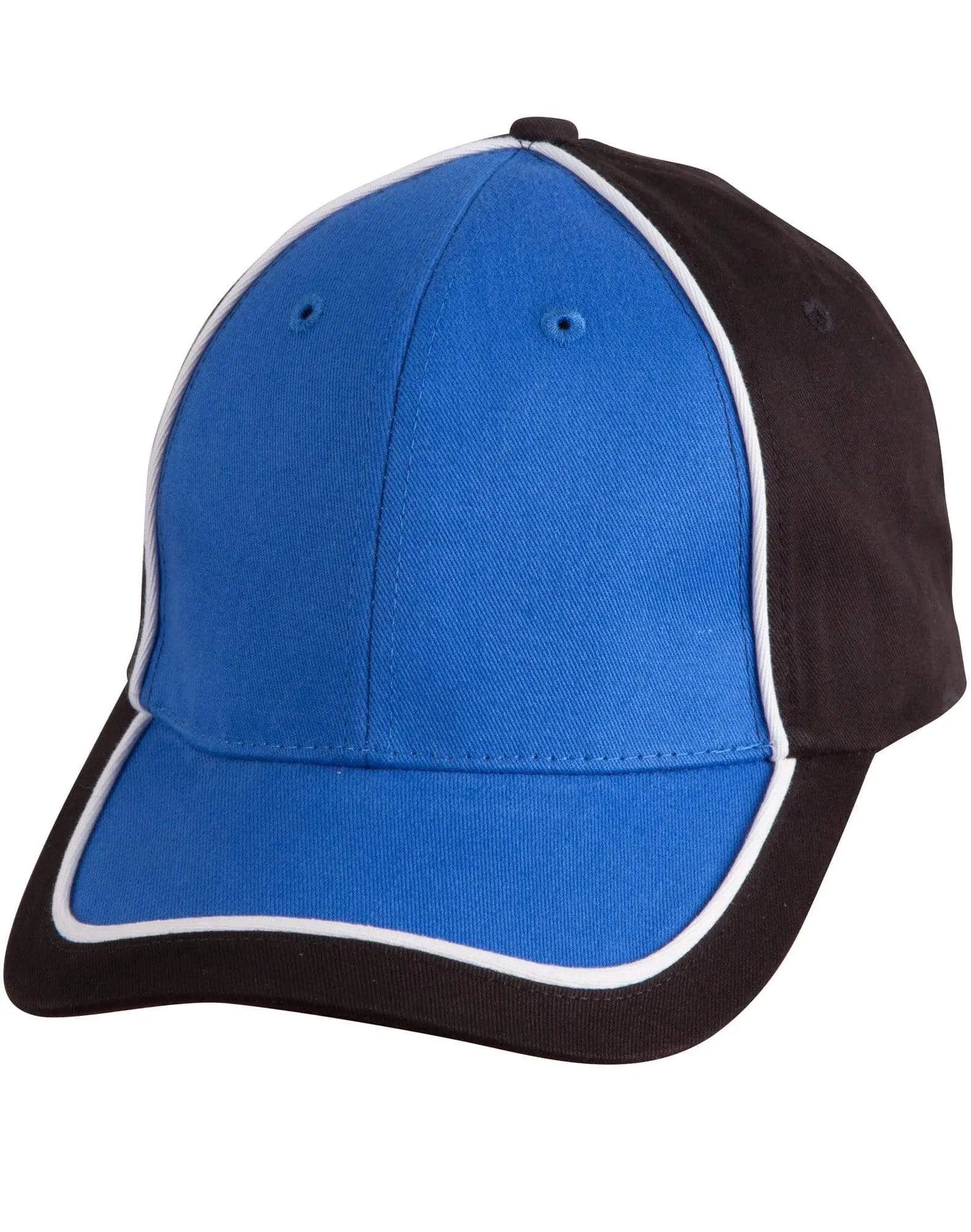 Arena Two Tone Cap Ch78 Active Wear Winning Spirit Black/White/Royal One size